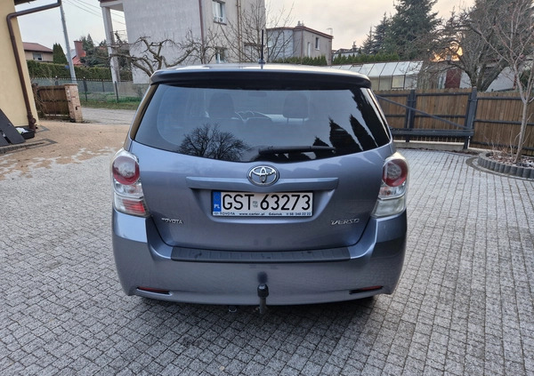 Toyota Verso cena 28500 przebieg: 267000, rok produkcji 2010 z Gryfino małe 172